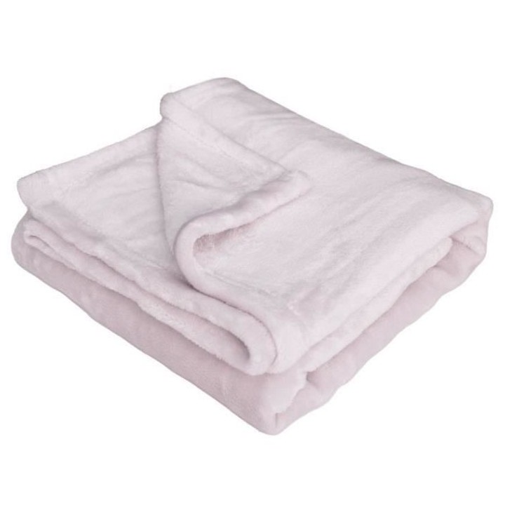 COUVERTURE MICRODOUX 100x150 cm LILAS