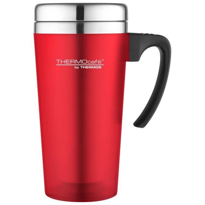 THERMOS Soft touch travel mug isotherme - 420ml - Rouge