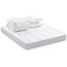 DEKO DREAM Pack matelas 160x200cm + couette 240x220 + 2 oreillers MISA