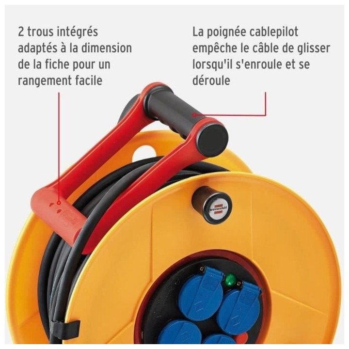 BRENNENSTUHL Enrouleur standard RB pro 25m H07RN-F 3G2.5