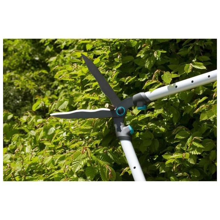 GARDENA Cisaille a haies EasyCut – Lames ondulées – Revetement an