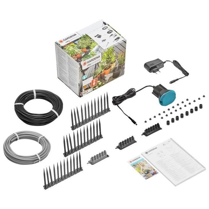 GARDENA Arrosoir automatique de vacances – Kit complet pour arrosage