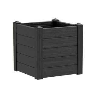 TERAPLAST Jardiniere Trama001 42x40cm - Réserve d'eau et pieds régla