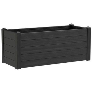 TERAPLAST Jardiniere Trama002 40x100cm - Réserve d'eau et pieds régl