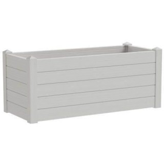 TERAPLAST Jardiniere Trama002 40x100cm - Réserve d'eau et pieds régl