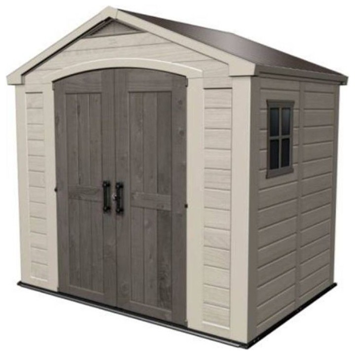 KETER - Abri de jardin en résine 4,7 m² Sydney 86 Beige et marron