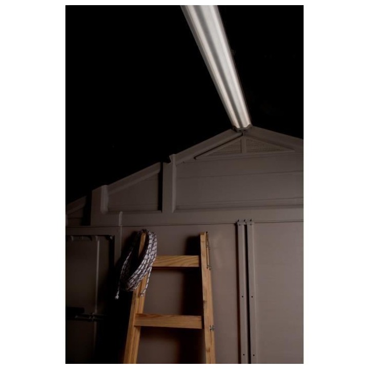 KETER - Abri de jardin en résine 4,7 m² Sydney 86 Beige et marron