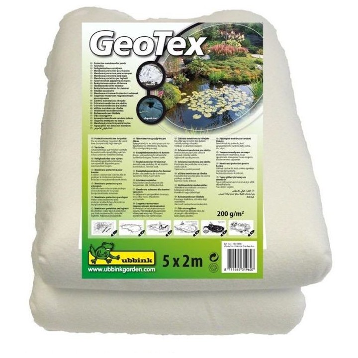 UBBINK Feutre de sécurité blanc 200gr/m² - 5x2m