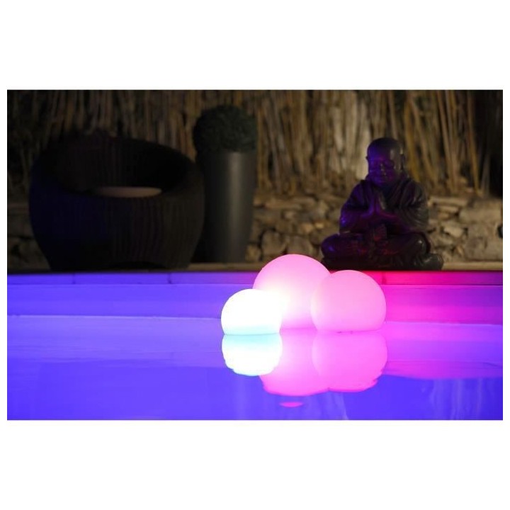 Eclairage extérieur solaire décoratif SolarFloat 20 - Boule Ø20 cm