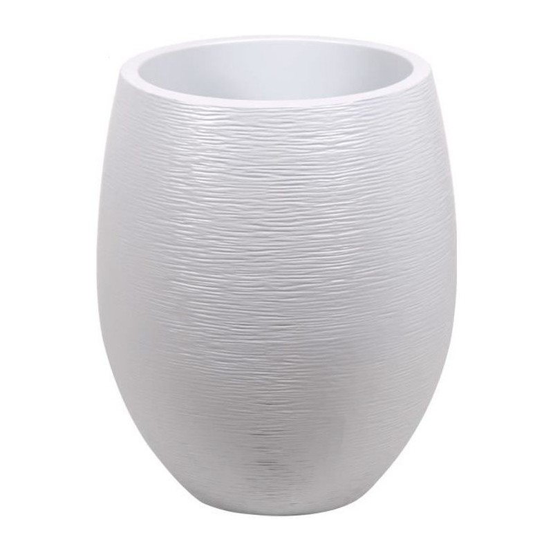 EDA Pot rond Graphit Ø50cm - Contenance 53L - Blanc cérusé