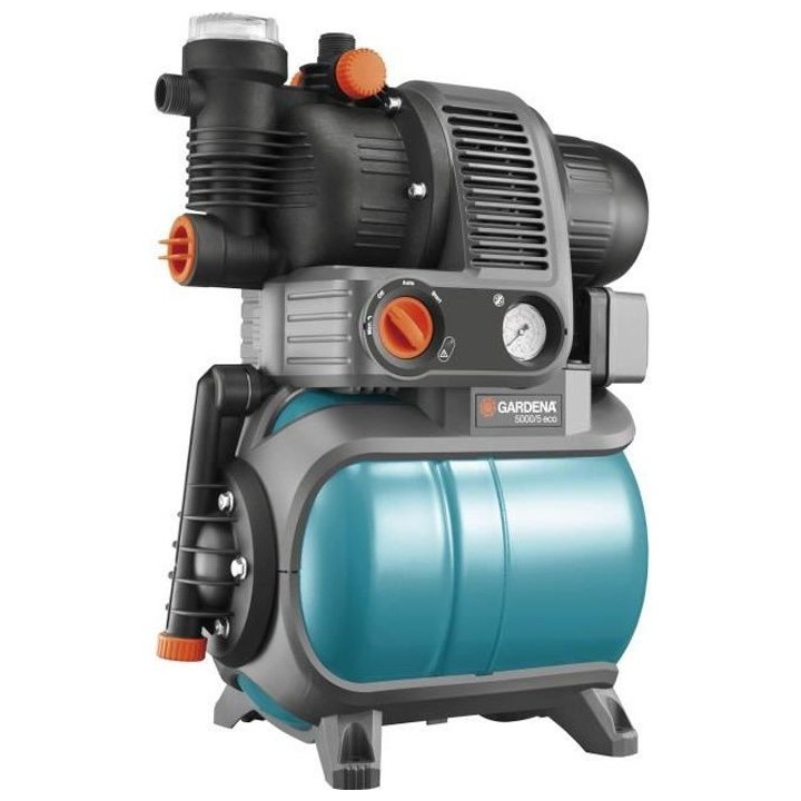 GARDENA Groupe de supression 5000/5 eco – 1100W – Débit max 4500l