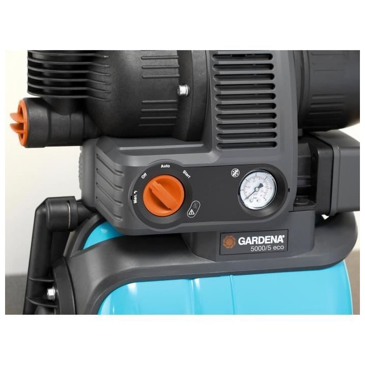 GARDENA Groupe de supression 5000/5 eco – 1100W – Débit max 4500l