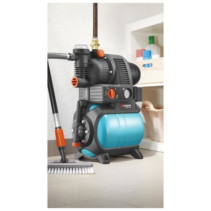 GARDENA Groupe de supression 5000/5 eco – 1100W – Débit max 4500l