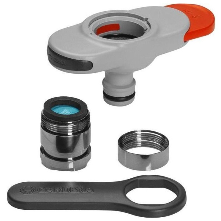 GARDENA Adaptateur pour robinet d'intérieur – Raccordement adapté