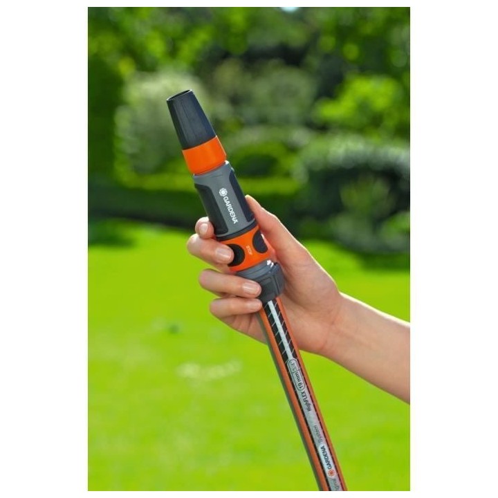 GARDENA Raccord d'arrosage Aquastop – Adapté tuyau Ø19mm – Anti