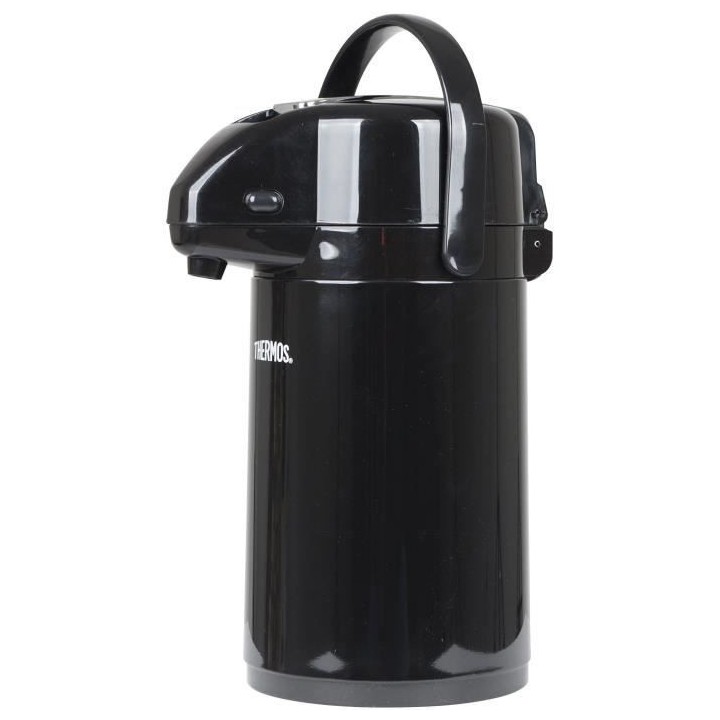 Thermos 184632 Pichet a pompe THERMOS-Noir-1,3L