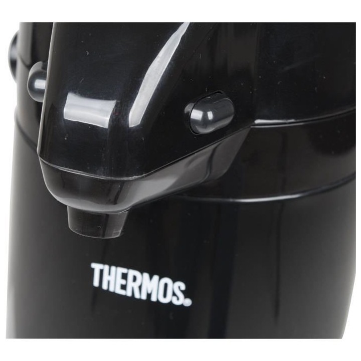Thermos 184632 Pichet a pompe THERMOS-Noir-1,3L