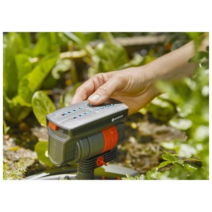 GARDENA Arroseur oscillant AquaZoom Compact – Surface 216m² – Por