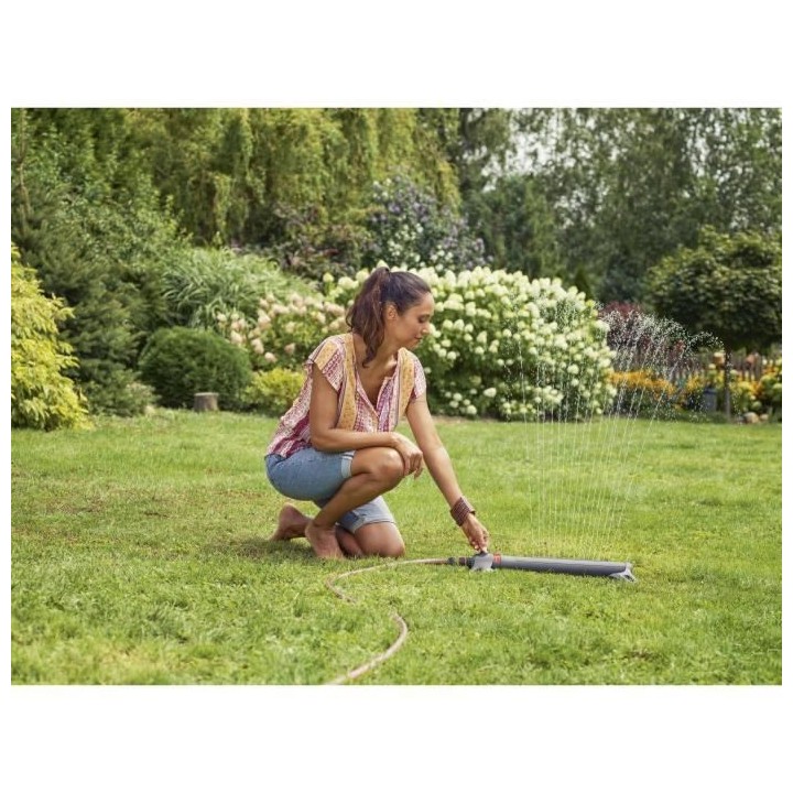 GARDENA Arroseur oscillant AquaZoom M – Surface 250m² – Portée 1