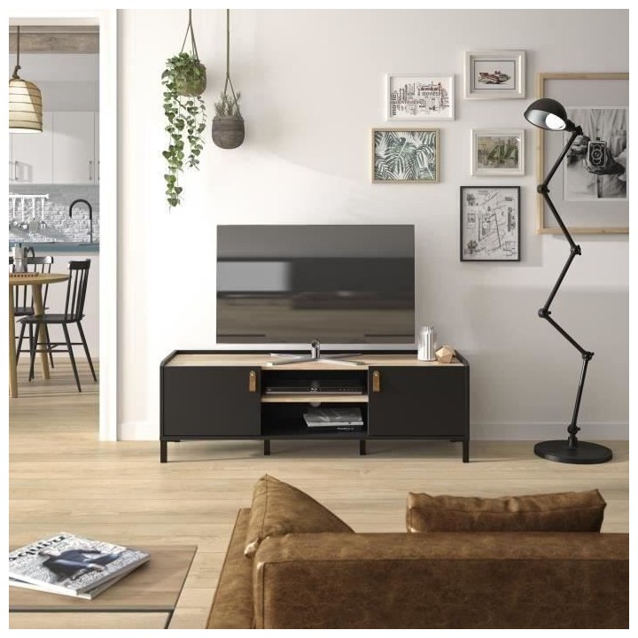 Ensemble meuble TV table basse buffet AMSTERDAM - Mélaminé - Style s