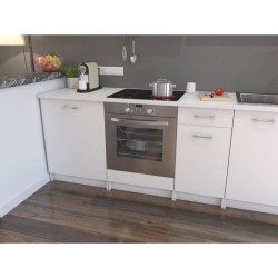 EXTRA Meuble Bas Four - L 60cm - Blanc Mat