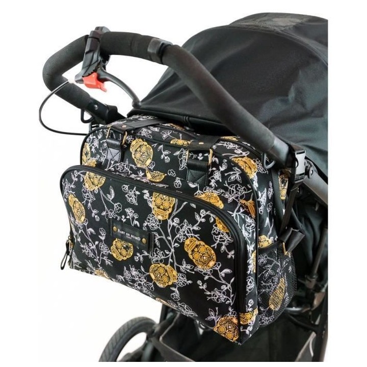 Sac a langer BABY ON BOARD SIMPLY SKULL LOOK