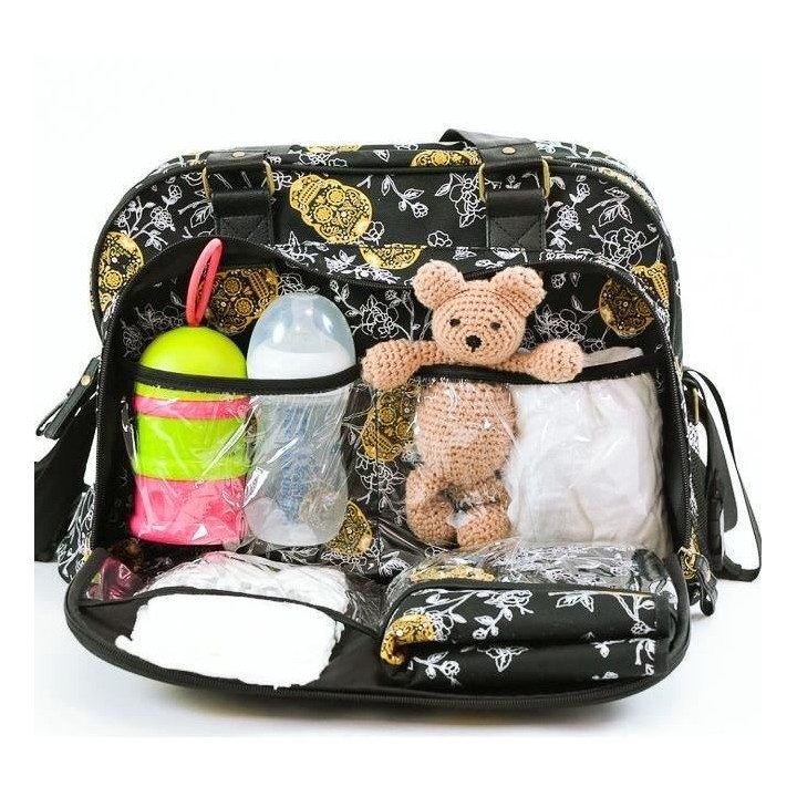 Sac a langer BABY ON BOARD SIMPLY SKULL LOOK