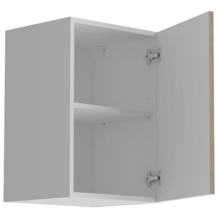 OSLO Meuble haut 1 porte - Décor Chene Jackson - L 40 x P 36 x H 58 c