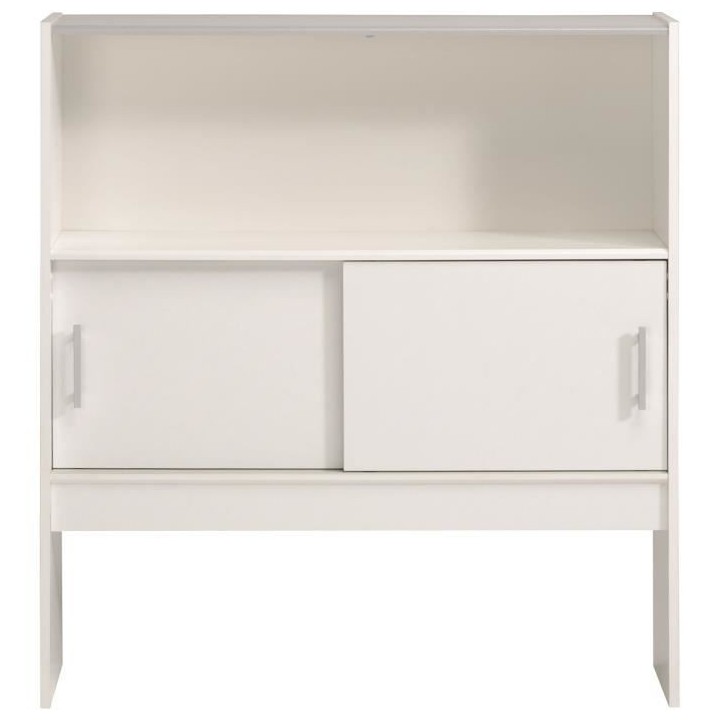 Lit junior SCOOP 90x200 cm - 2 tiroirs - Adaptable en 190 cm - Décor