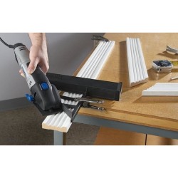 Guide de découpe DREMEL S840 - (a 90°, 45° et 45° en biseau pour scie compacte DSM20)