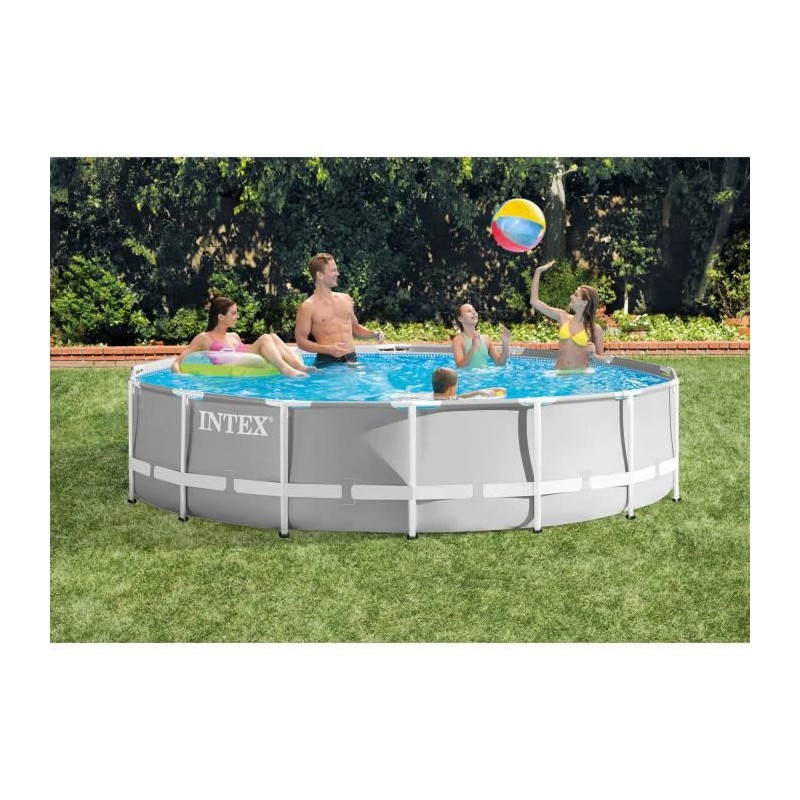 Intex - 26720NP - Kit piscine prism frame ronde tubulaire ø 4,27 x 1,07m