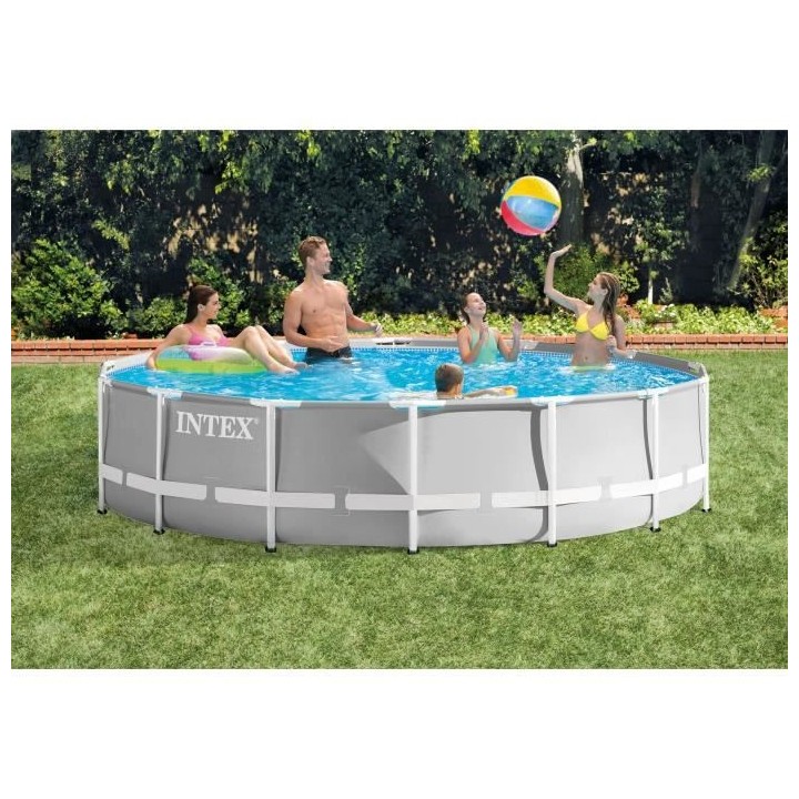 Intex - 26720NP - Kit piscine prism frame ronde tubulaire ø 4,27 x 1,