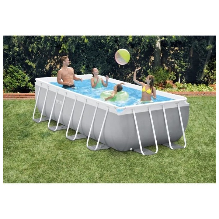 Intex - 26788NP - Kit piscine prism frame rectangulaire tubulaire 4,00