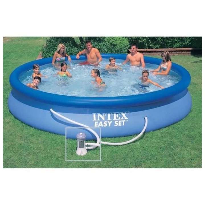 Intex - 28158NP - Kit piscine easy set autoportante ø 4,57 x 0,84m