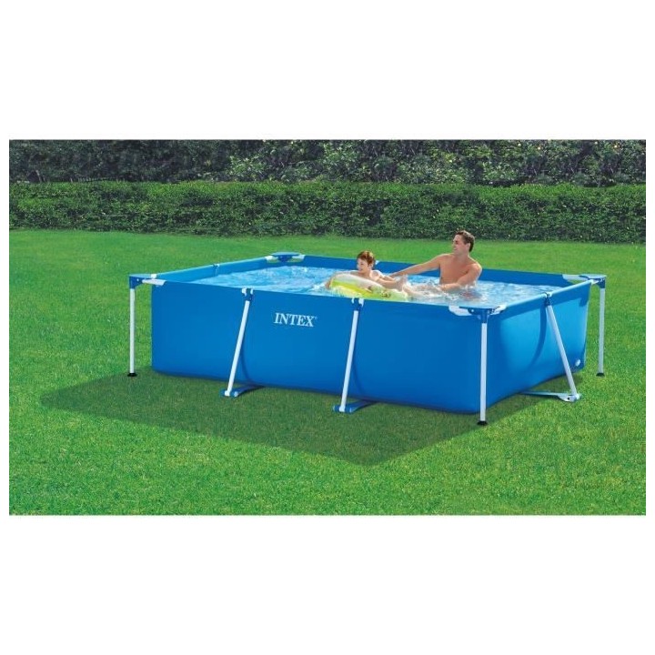 Intex - 28275FS - Kit piscine metal frame junior rectangulaire tubulai