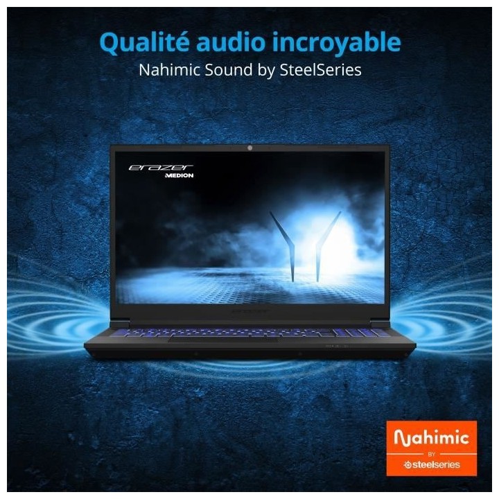 PC portable Gaming - ERAZER - CRAWLER E40 - 15,6144 Hz - Intel Core i5