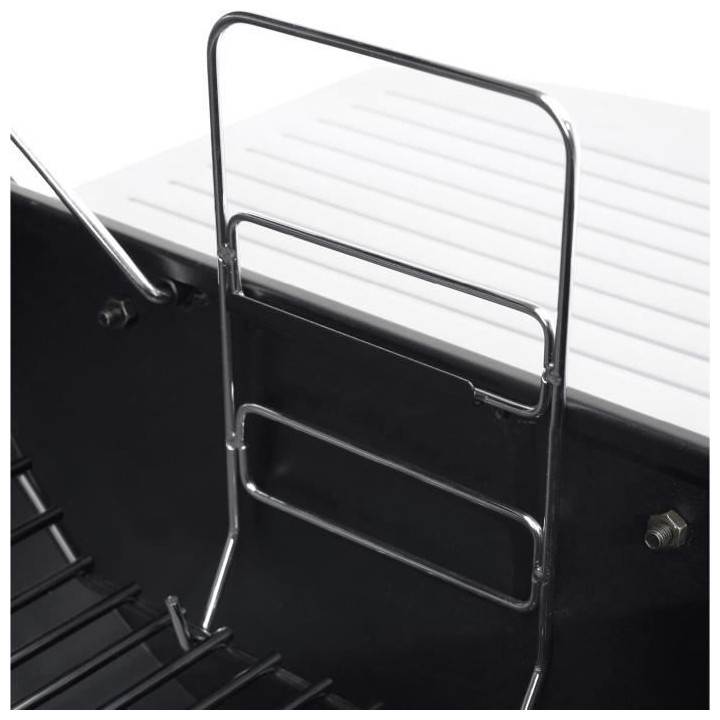 Barbecue a charbon LANDMANN - Black Taurus 660 - Grille en acier émai