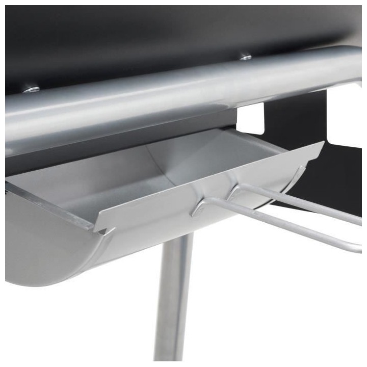 Barbecue a charbon LANDMANN - Black Taurus 660 - Grille en acier émai