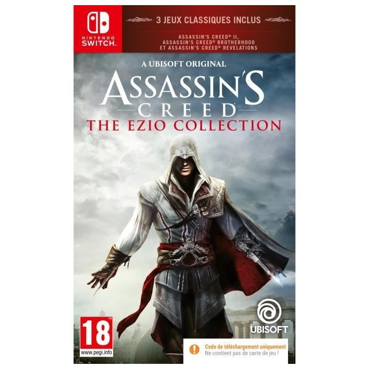 ASSASSIN'S CREED THE EZIO COLLECTION CODE IN BOX Jeu Switch