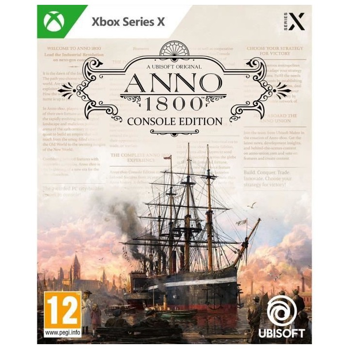 ANNO 1800 EDITION CONSOLE JEU XBOX ONE ET XBOX SERIES X
