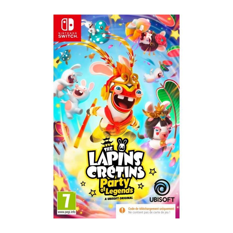 Les Lapins Crétins : Party Of Legends - Code dans la boîte - Jeu Nintendo Switch