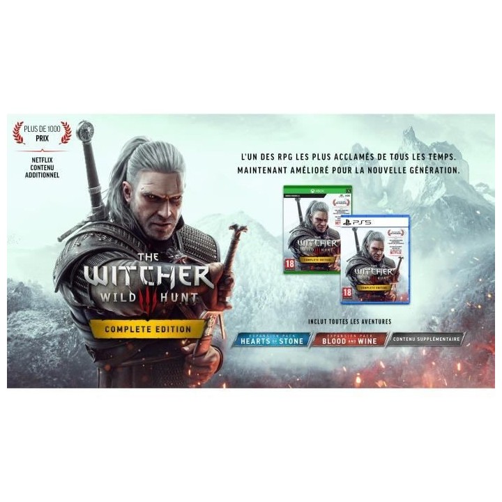 The Witcher 3: Wild Hunt Complete Edition Jeu Xbox One et Xbox Series