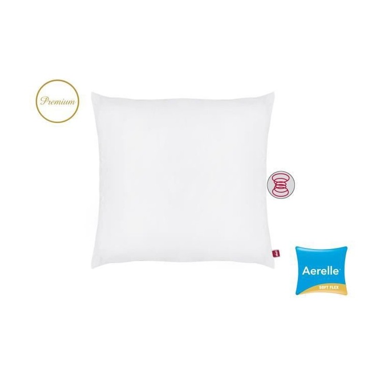 ABEIL Oreiller Aerelle Soft Flex - 60 x 60 cm - Blanc