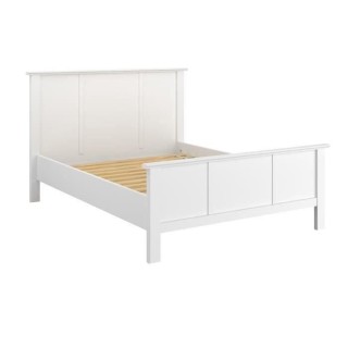 Ensemble lit adulte 140x190/200 cm + sommier a lattes MANON - Décor b