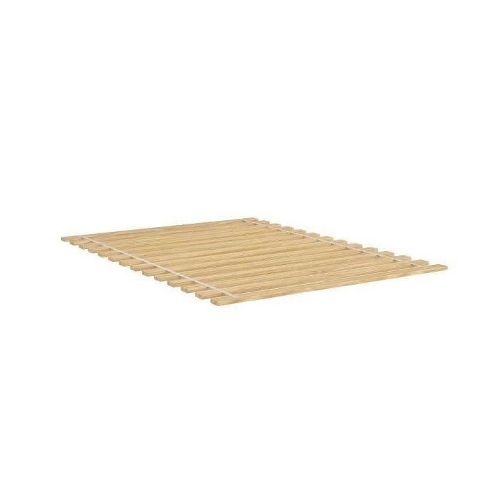 Ensemble lit adulte 140x190/200 cm + sommier a lattes MANON - Décor b