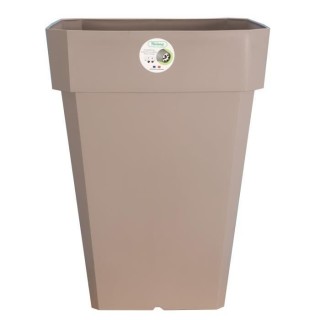 RIVIERA Pot de fleurs carré Soleilla en plastique - 39 x 39 x H 45 cm
