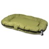 DUVO+ Coussin Poly Ovale Siesta Olive vert - 120 x 80 x 10 cm - 2,743 kg - Pour chien