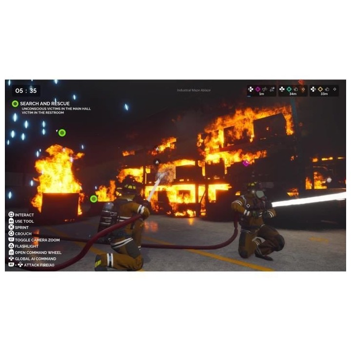 Firefighting Simulator : The Squad - Jeu PS4