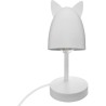 Lampe Oreilles en métal - E14 - 25 W - H. 31 cm - Blanc