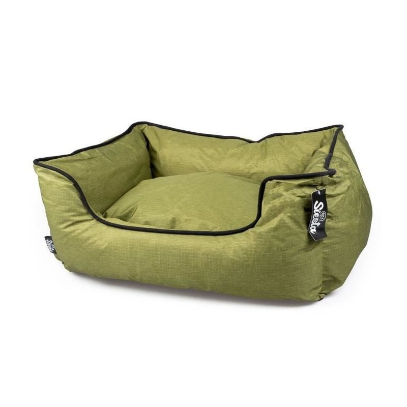 DUVO+ Panier Poly Siesta Olive vert - 85 x 70 x 22 cm - 2,773 kg - Pour chien